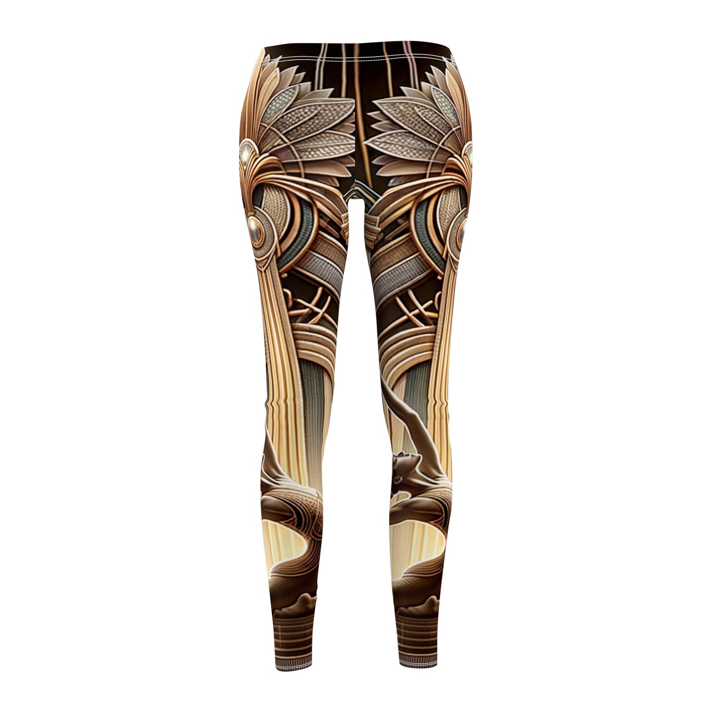 Deco Serenity: A Fusion of Opulence and Zen - Casual Leggings