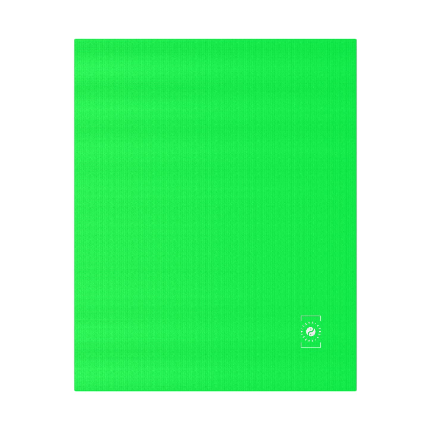 #0FFF50 Neon Green - Art Print Canvas