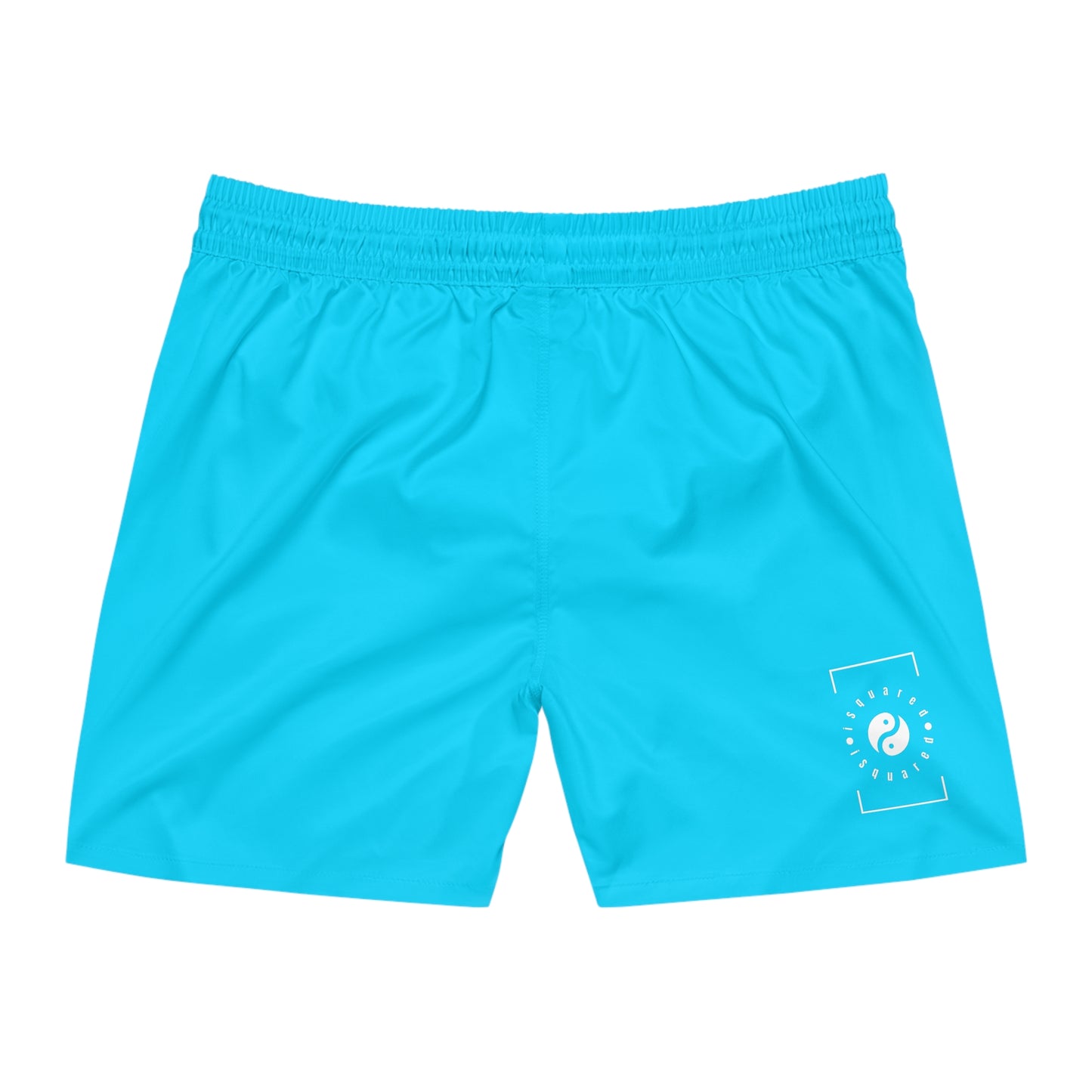 #04D9FF  Neon Blue - Swim Shorts (Solid Color) for Men
