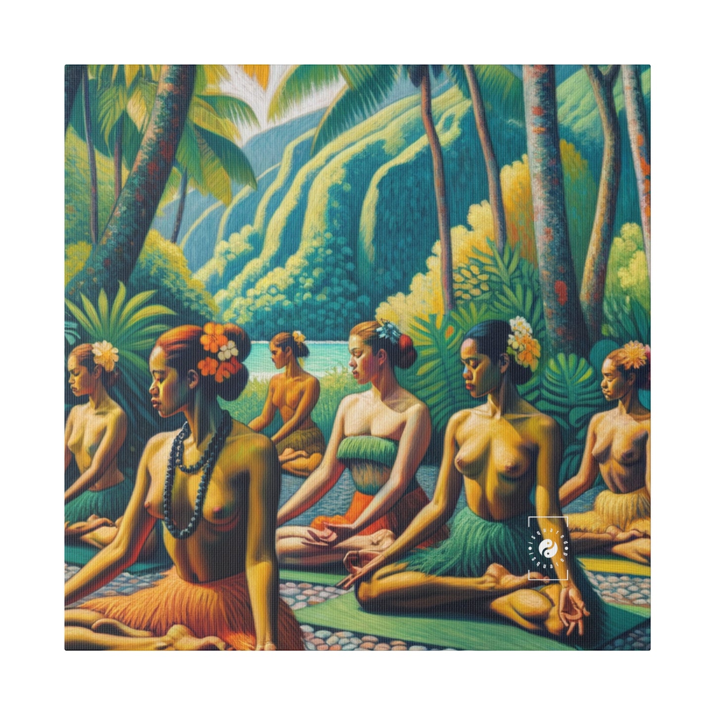 Tahitian Tranquility - Art Print Canvas