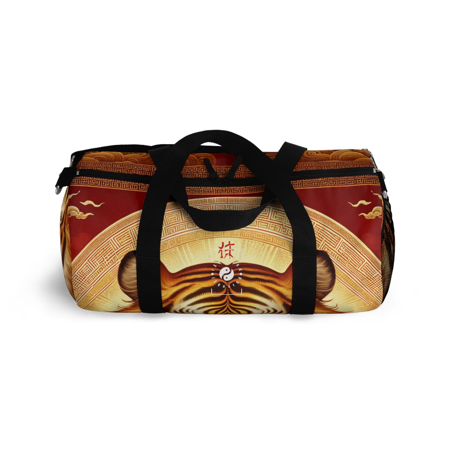 "Golden Majesty: Ascension of the Lunar Tiger" - Duffle Bag