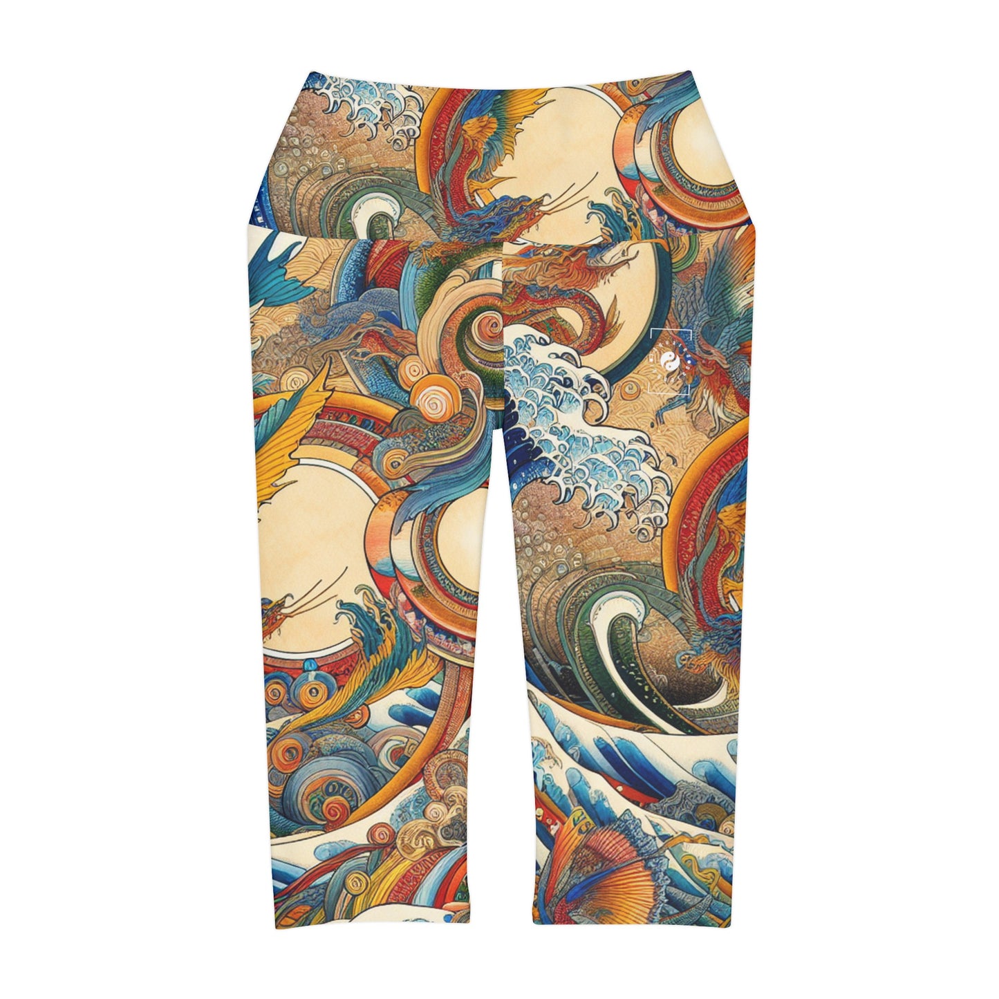 Ezio Verrocchio - High Waisted Capri Leggings