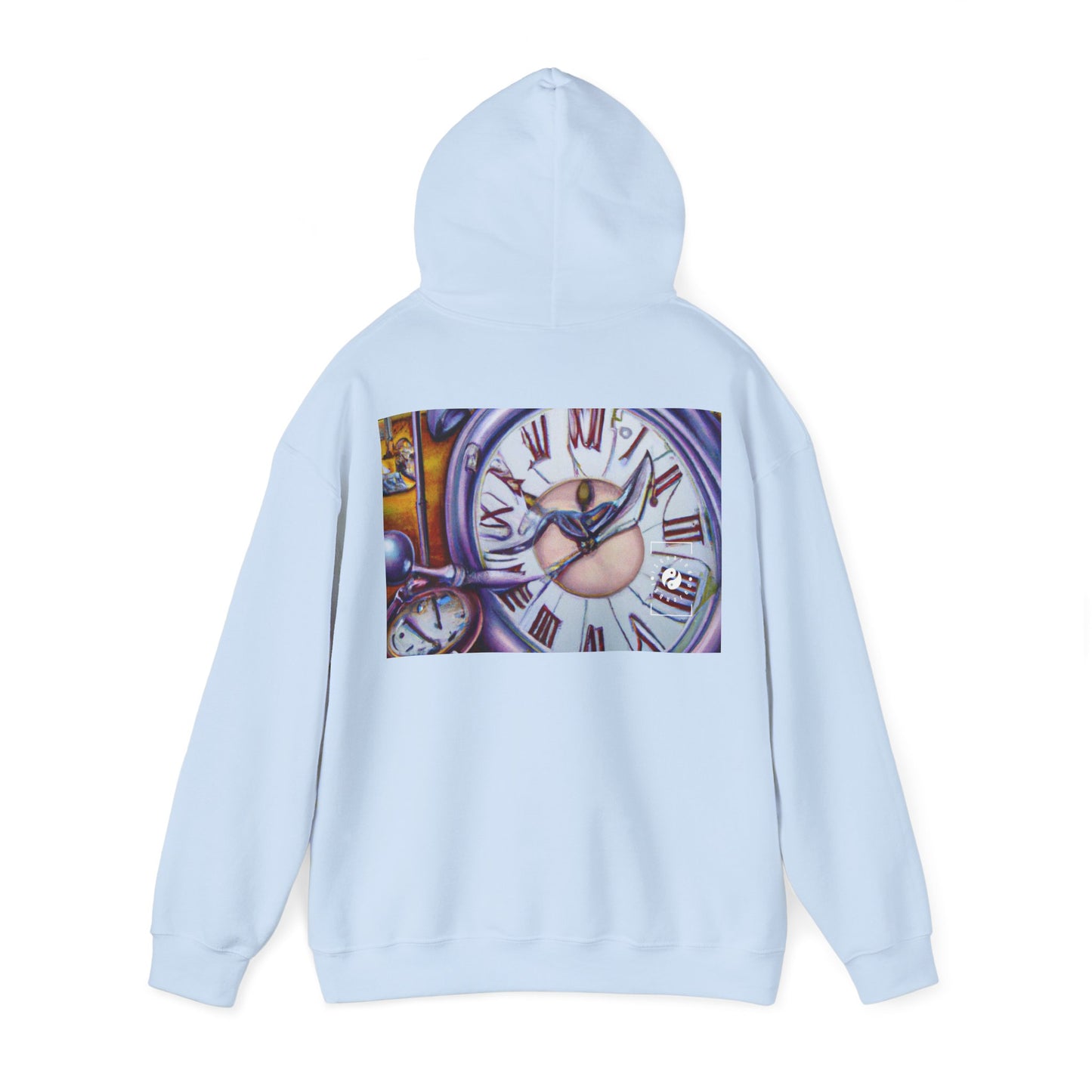 "Chrono Illusionist's Liquid Riddle" - Hoodie