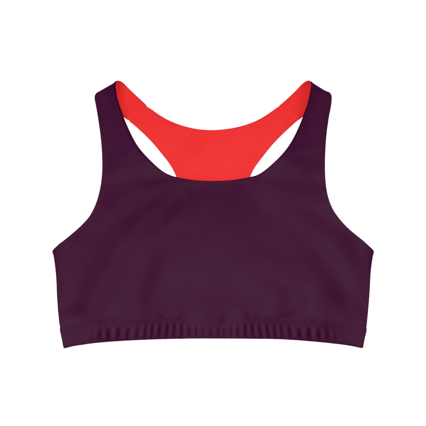 Deep Burgundy - Seamless Sports Bra