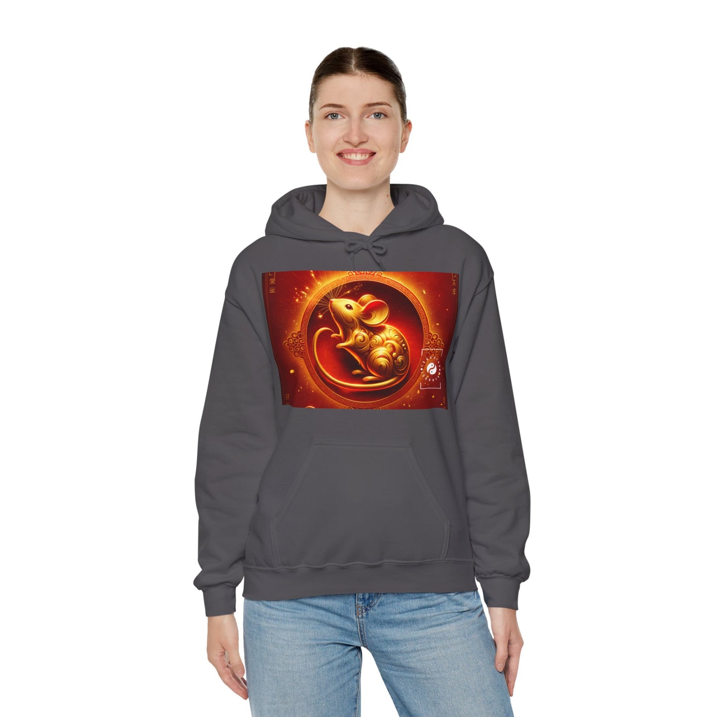 "Golden Emissary: A Lunar New Year's Tribute" - Hoodie