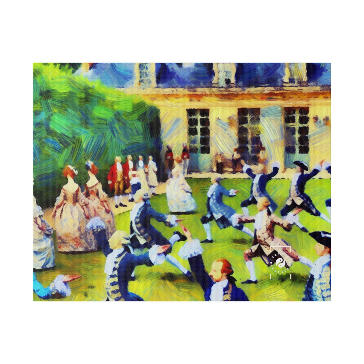 Versailles Vinyasa - Impression sur toile