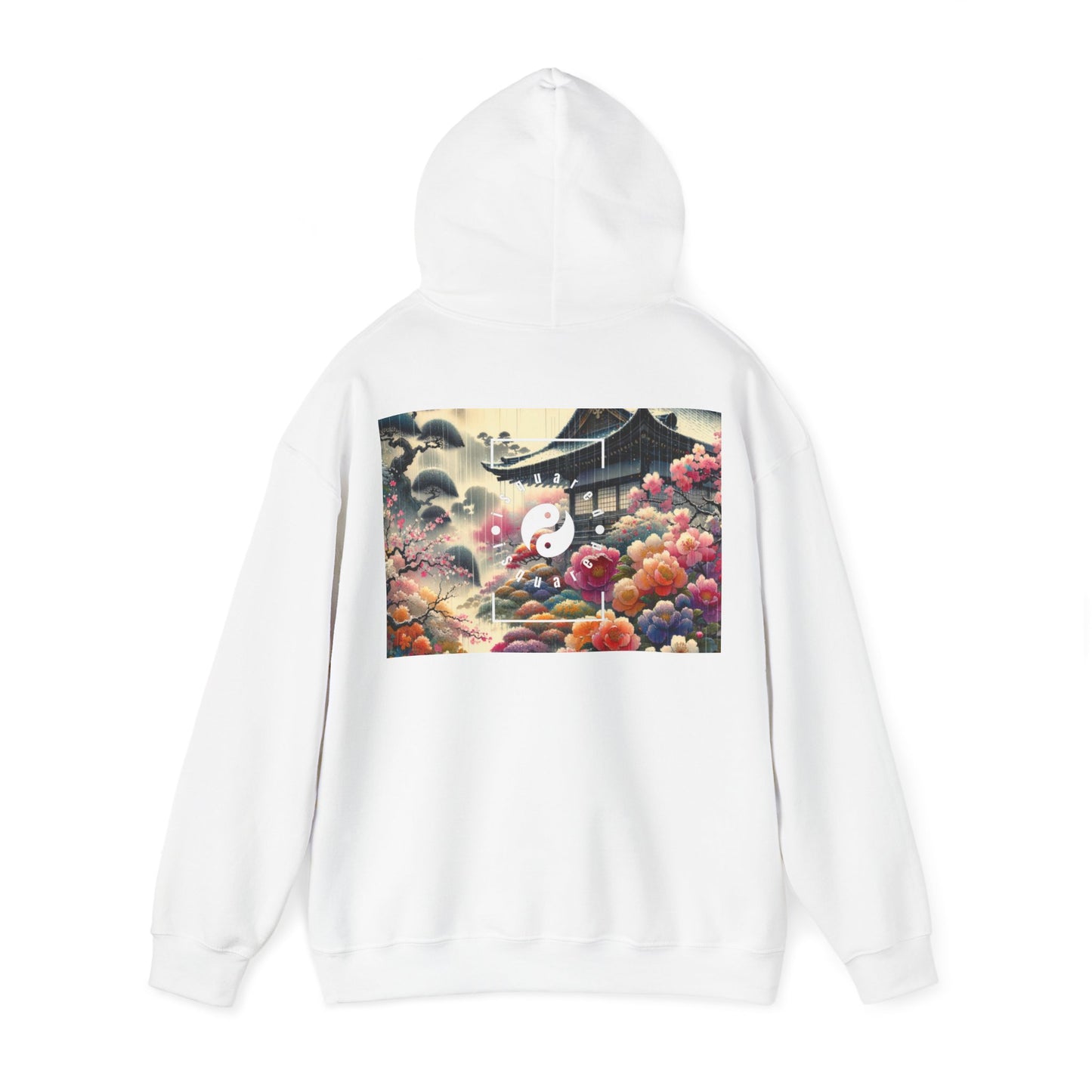 "Rain-drenched Sakura Spectrum" - Hoodie