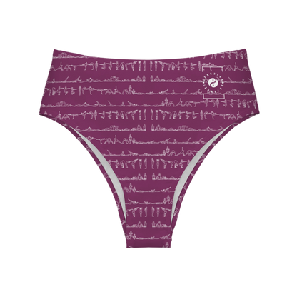 Bikram Ember - High Waisted Bikini Bottom