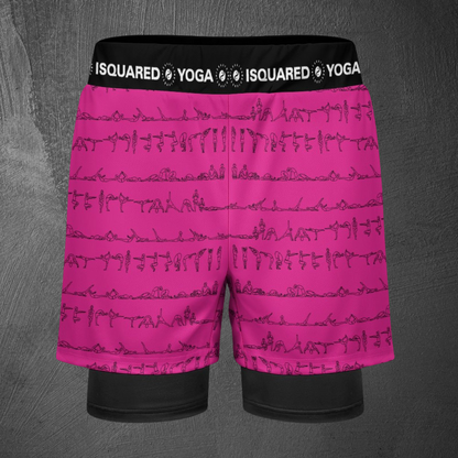 Bikram Series - Compression Yoga Shorts