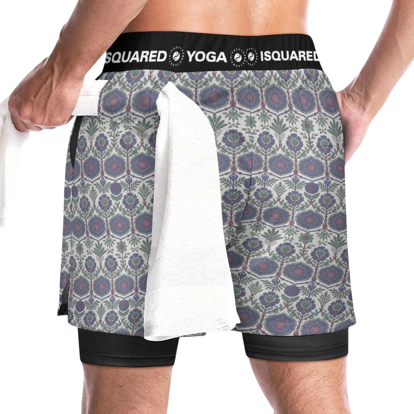 Jaipur Love - Compression Yoga Shorts