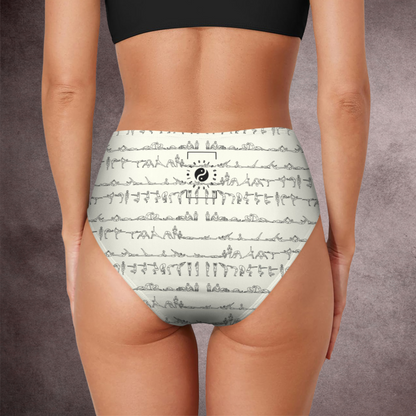 Bikram Series - High Waisted Bikini Bottoms