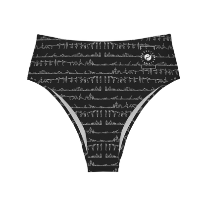 Bikram Ember - High Waisted Bikini Bottom