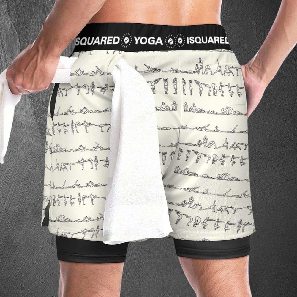 Bikram Series - Compression Yoga Shorts