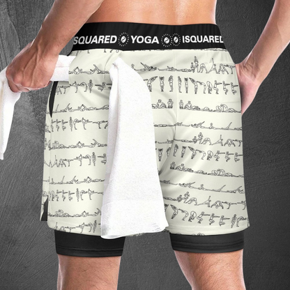 Bikram Series - Compression Yoga Shorts