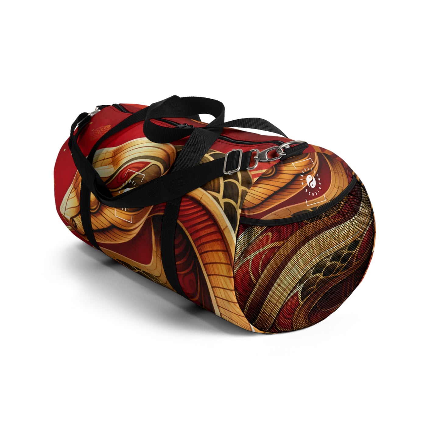 "Crimson Serenity: The Golden Snake" - Duffle Bag