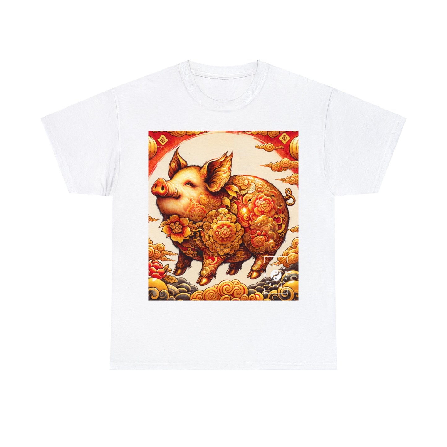 "Golden Prosperity: The Divine Swine Celebration" - Heavy T