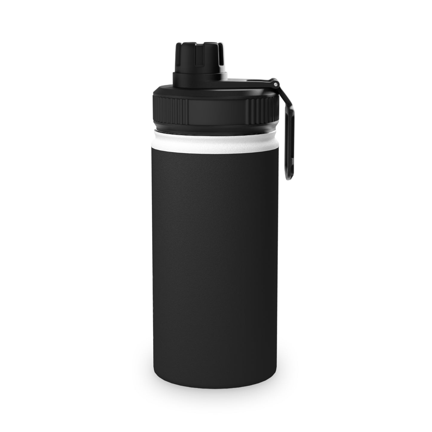 Pure Black - Sports Water Bottle