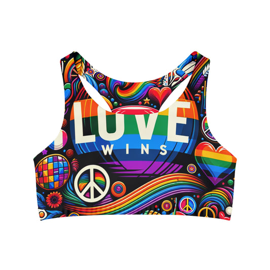 LOVE WINS - Seamless Sports Bra