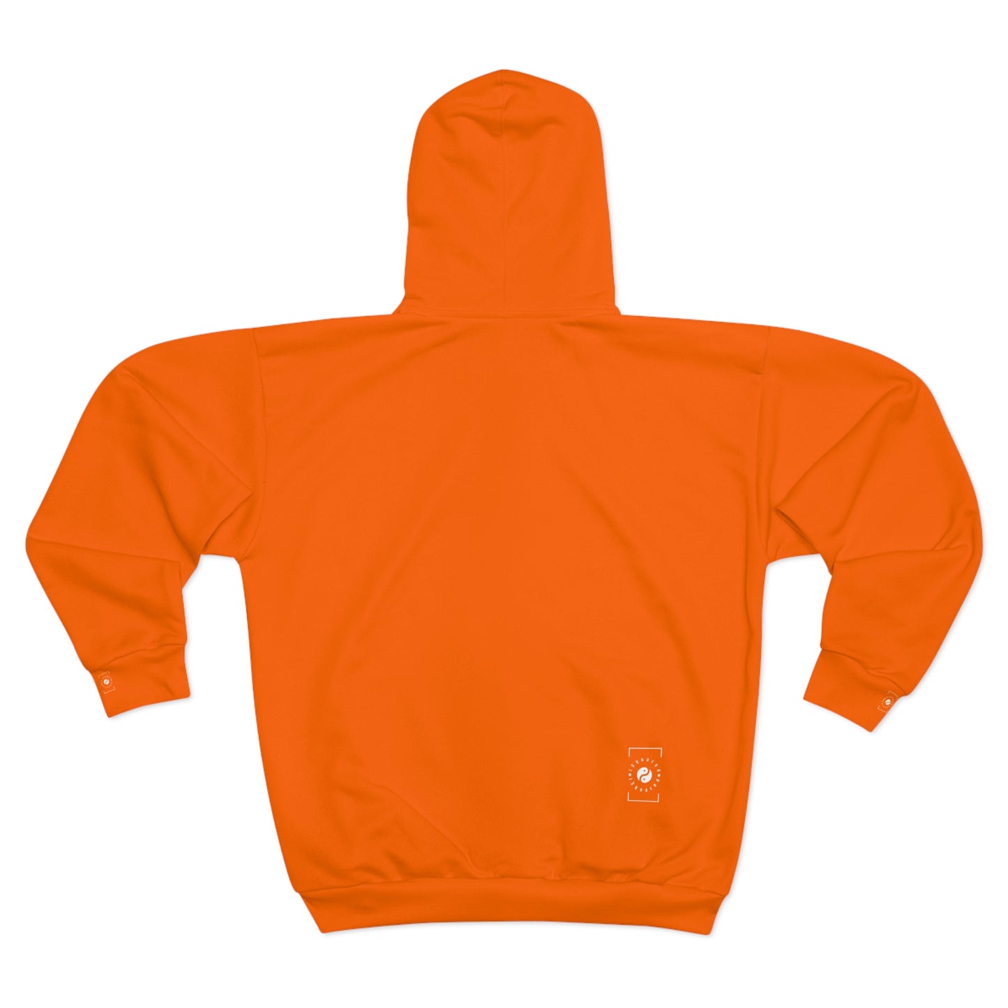 Neon Orange #FF6700 - Zip Hoodie