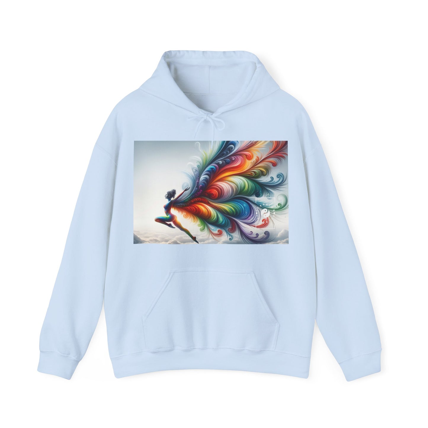 "Yogini's Rainbow Flight" - Hoodie