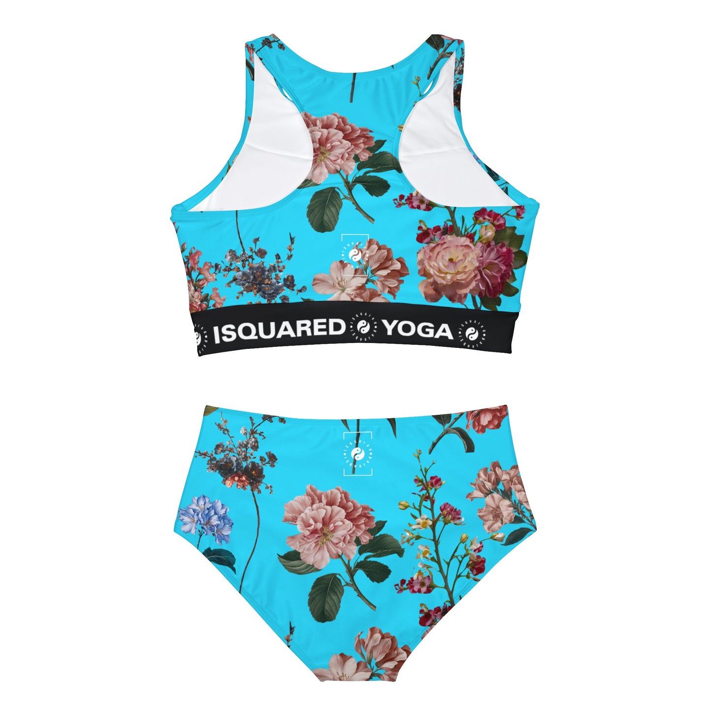 Botaniques sur Azure - Ensemble de bikini de yoga chaud