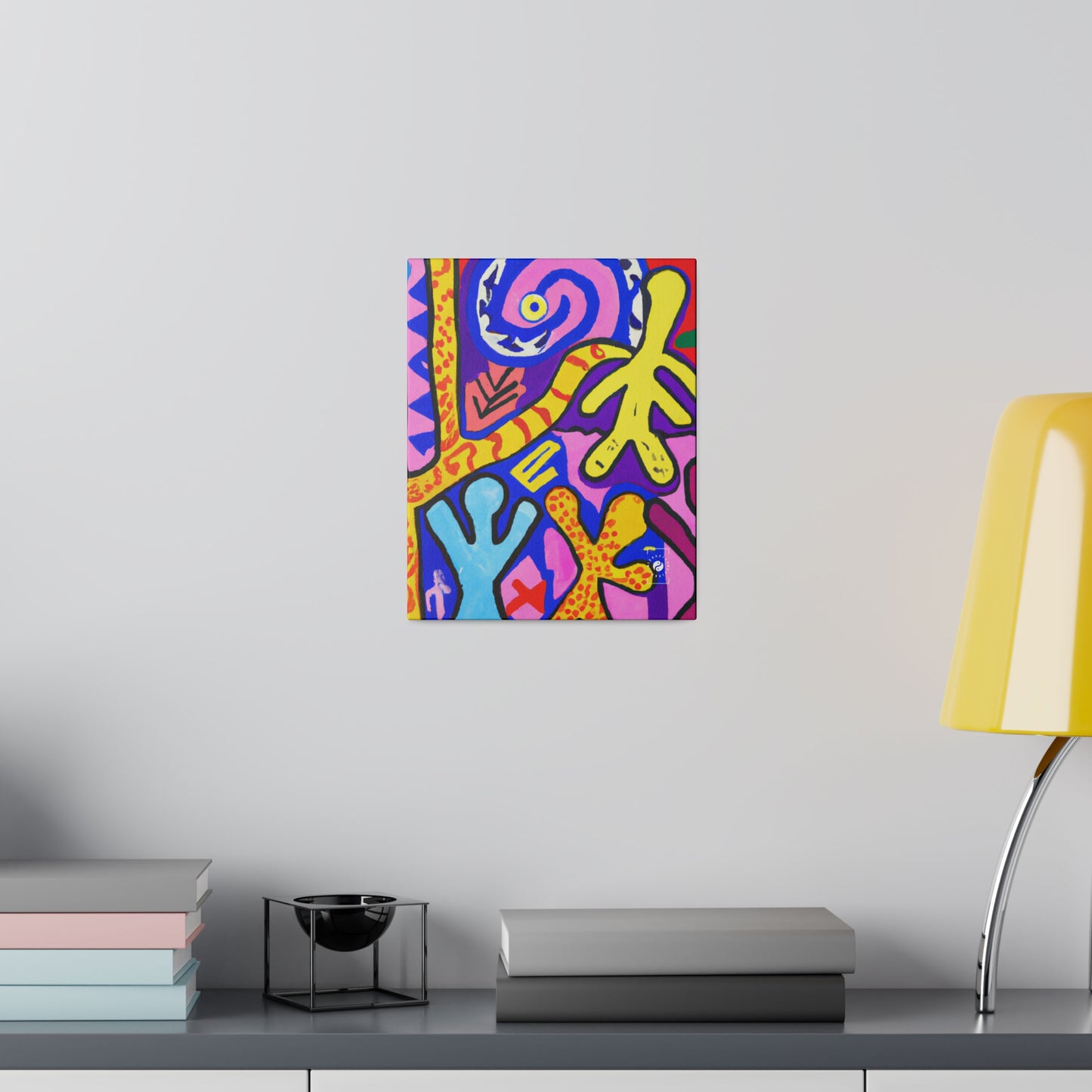 "Symbolic Jamboree" - Art Print Canvas