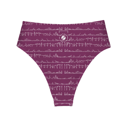 Bikram Ember - High Waisted Bikini Bottom