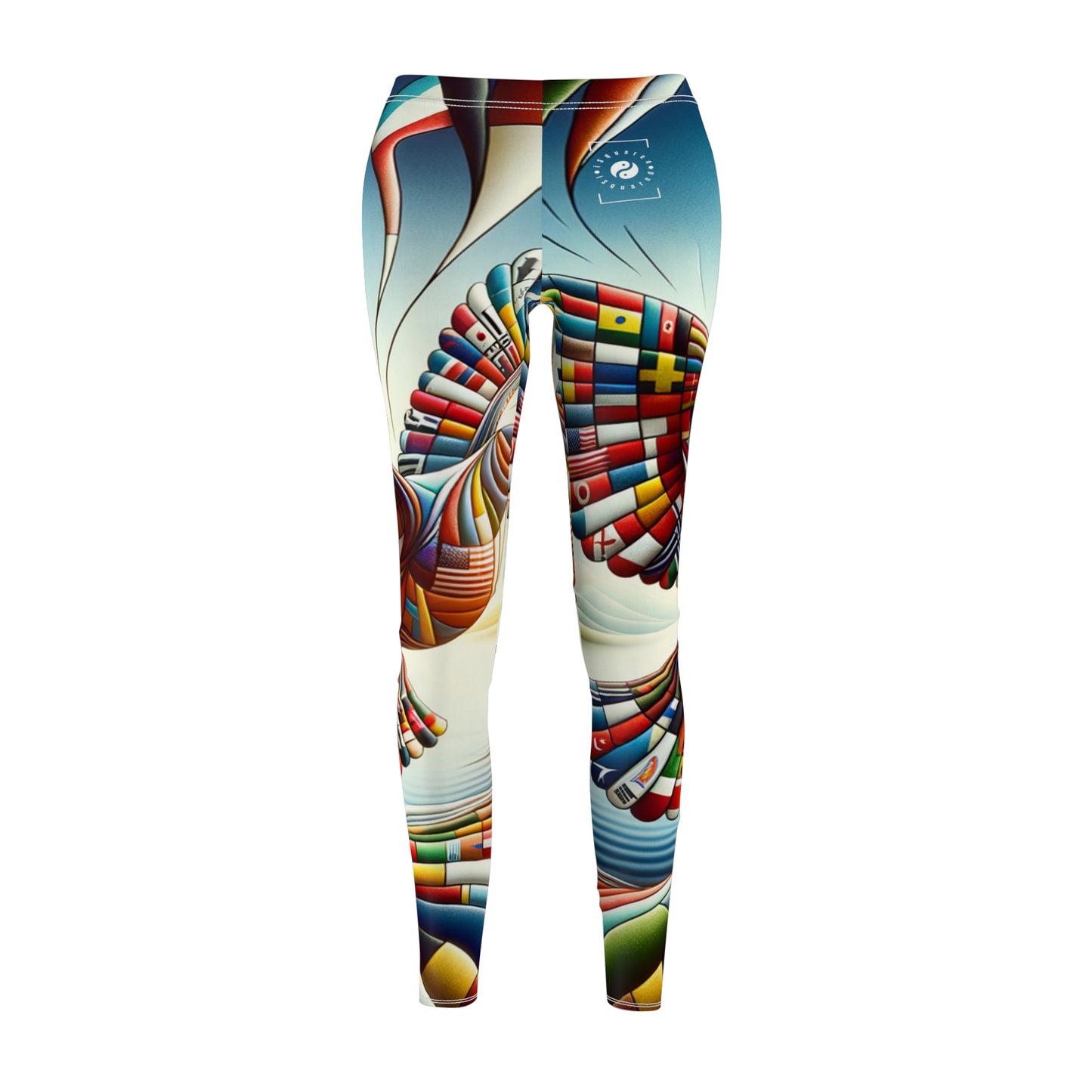 "Tapisserie mondiale de tranquillité" - Leggings décontractés