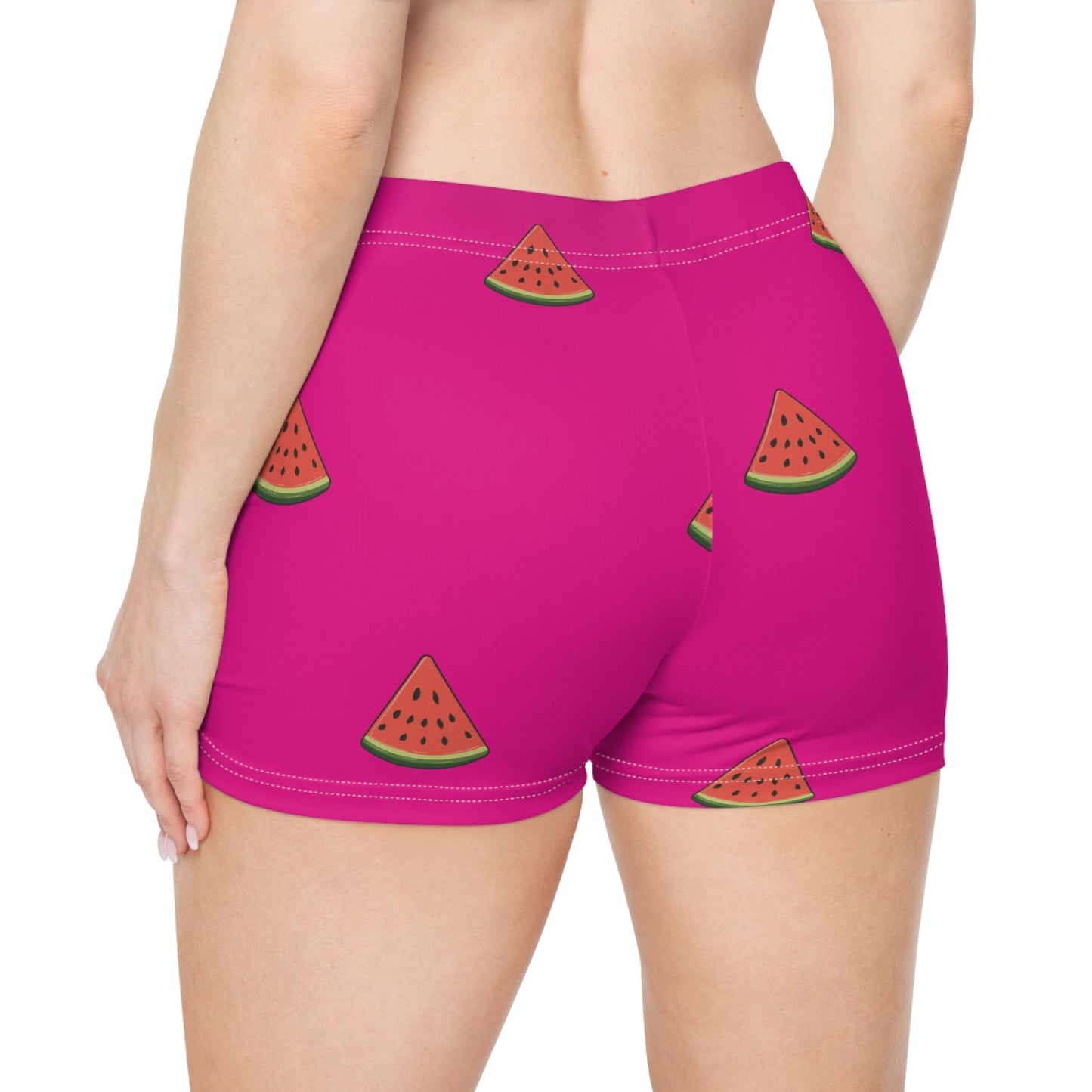 #DF0086 Pink + Watermelon - Mini Hot Yoga Short