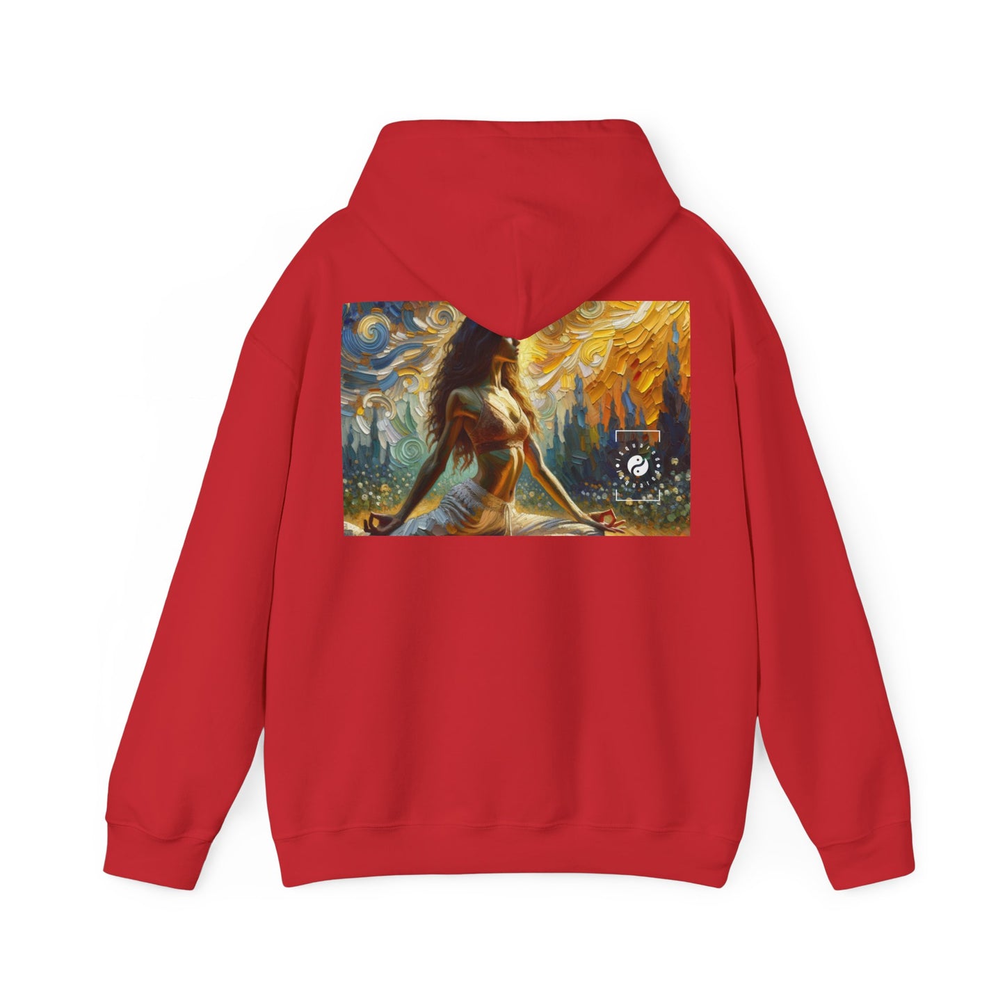 "Golden Warrior: A Tranquil Harmony" - Hoodie