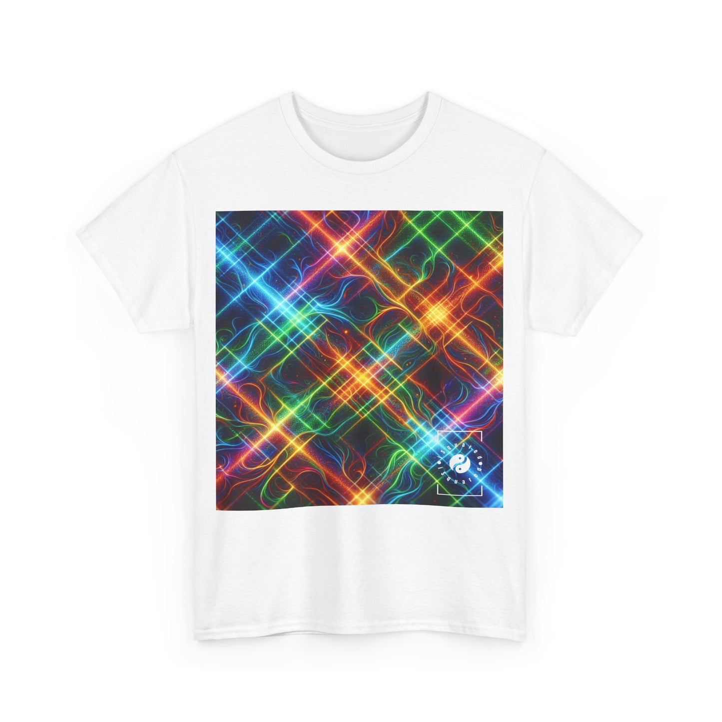 "Neon Plaid Luminosity Matrix" - Heavy T