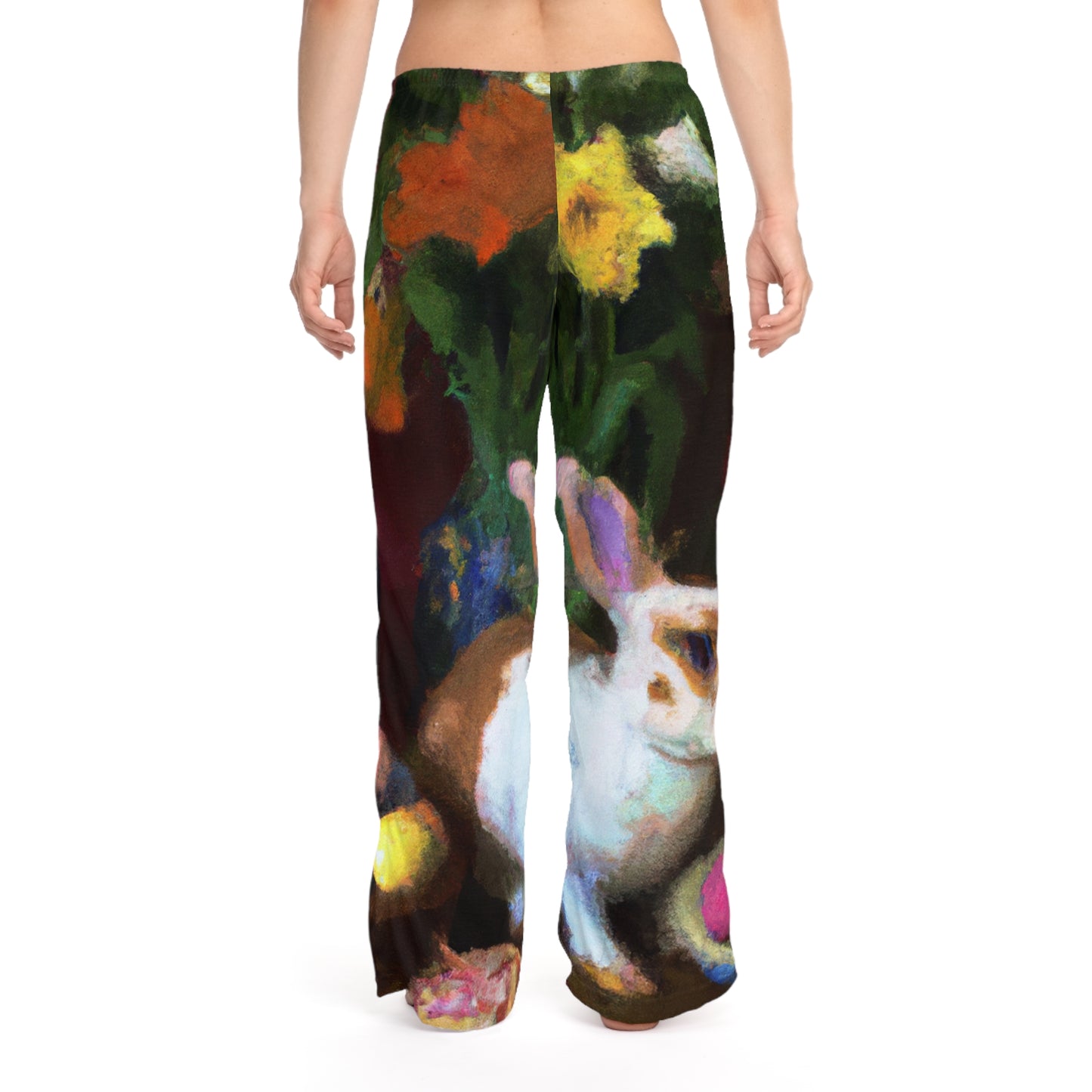 "Velveteen Aureate Easter Reverie" - Pantalon lounge femme