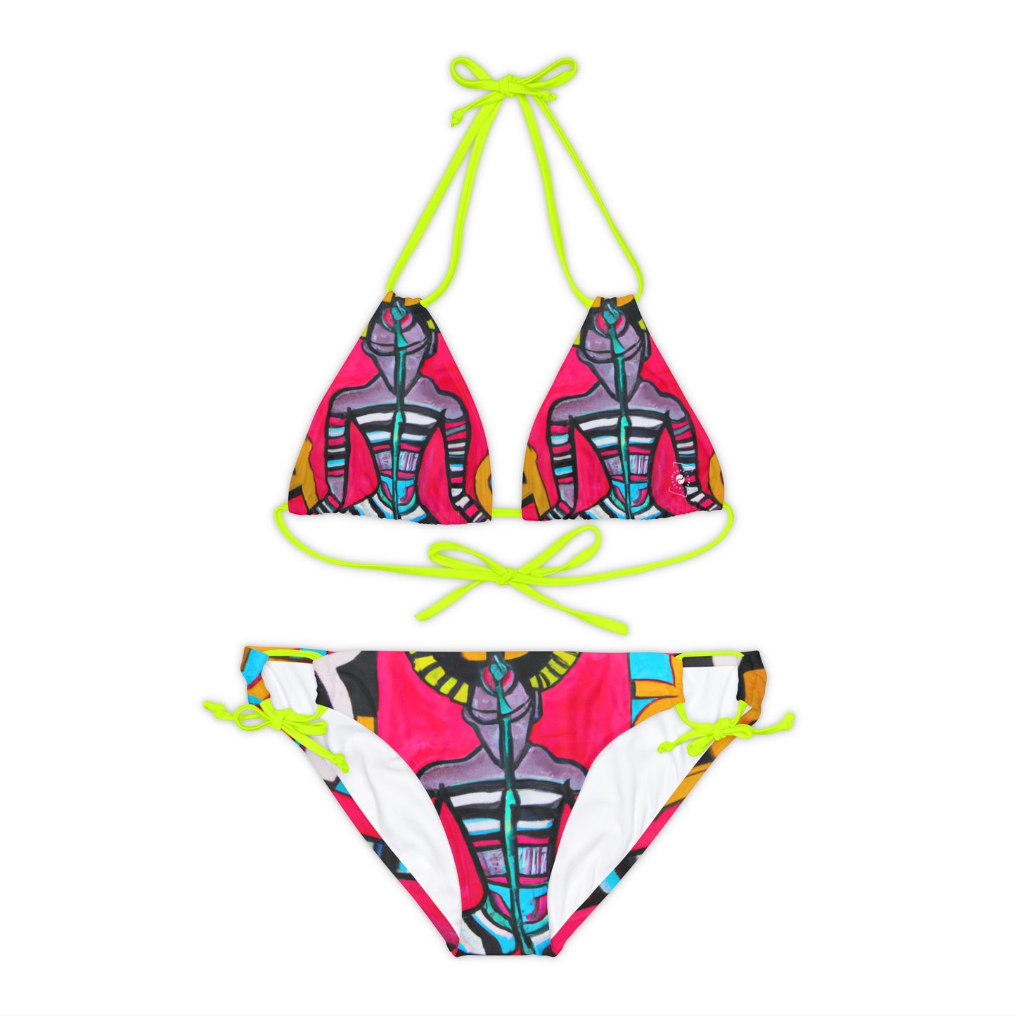 Euphoric Harmony - Lace-up Bikini Set