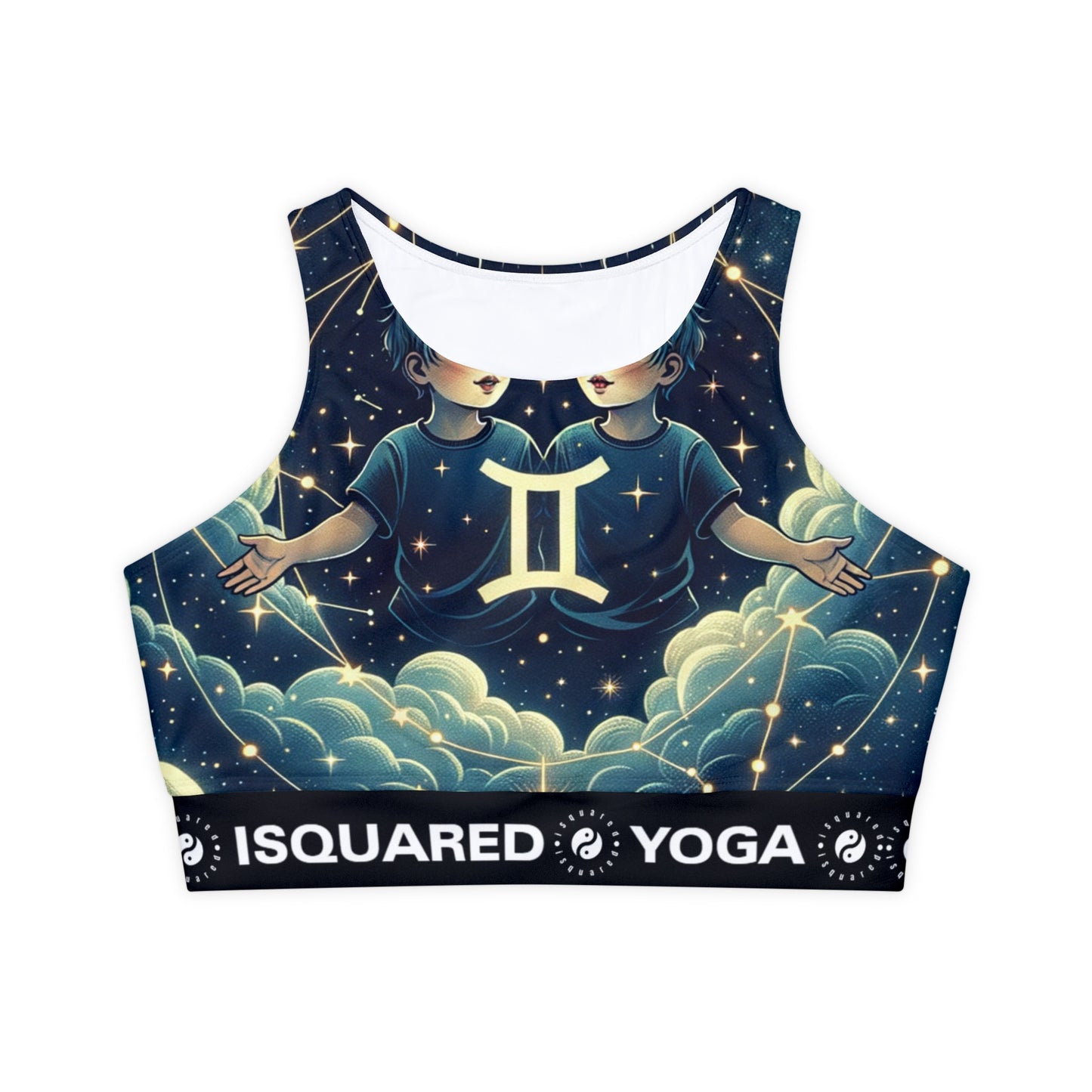 "Celestial Twinfinity" - Lined & Padded Sports Bra