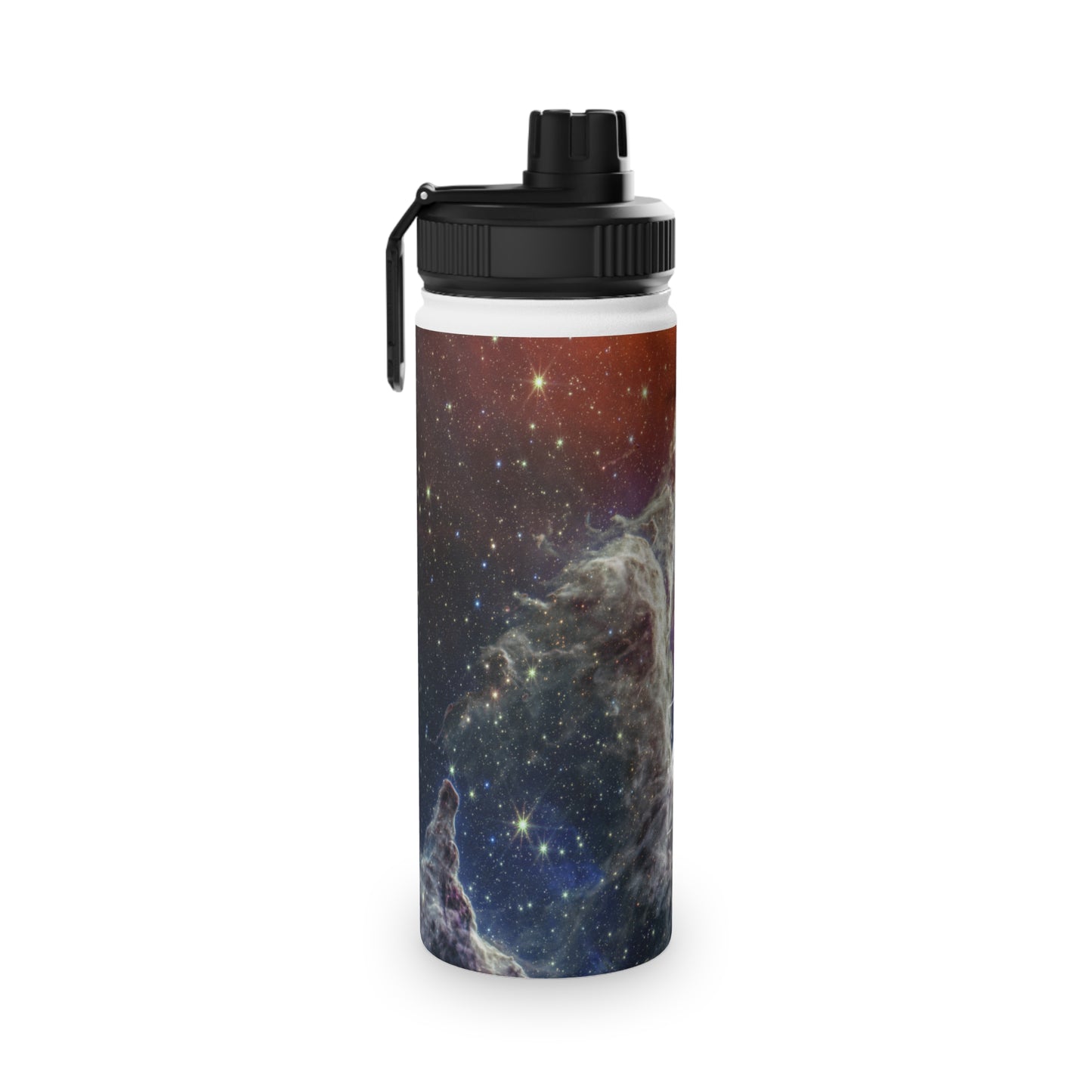 Pillars of Creation (NIRCam and MIRI Composite Image) - JWST Collection - Sports Water Bottle