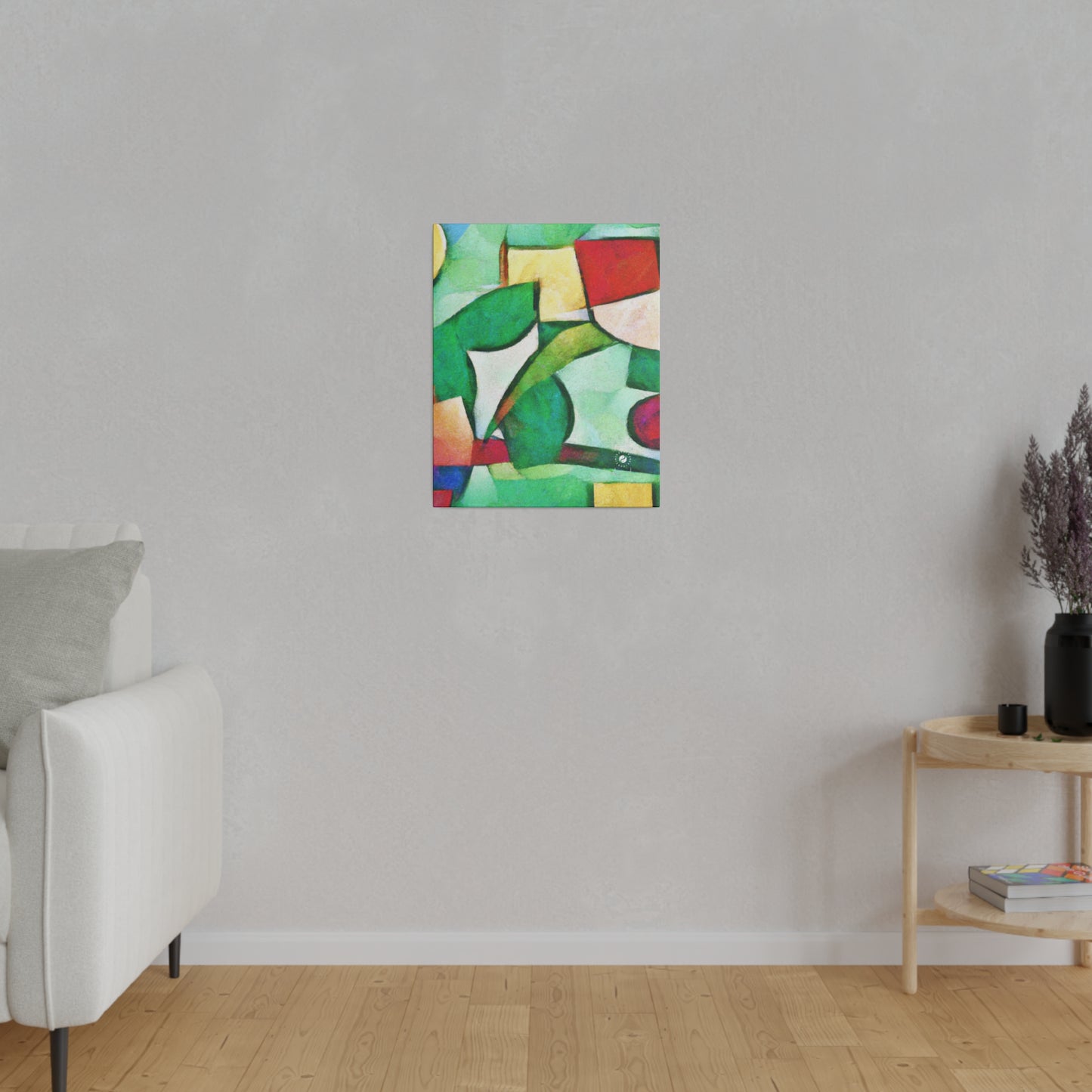 "Chromatic Arcadia" - Art Print Canvas