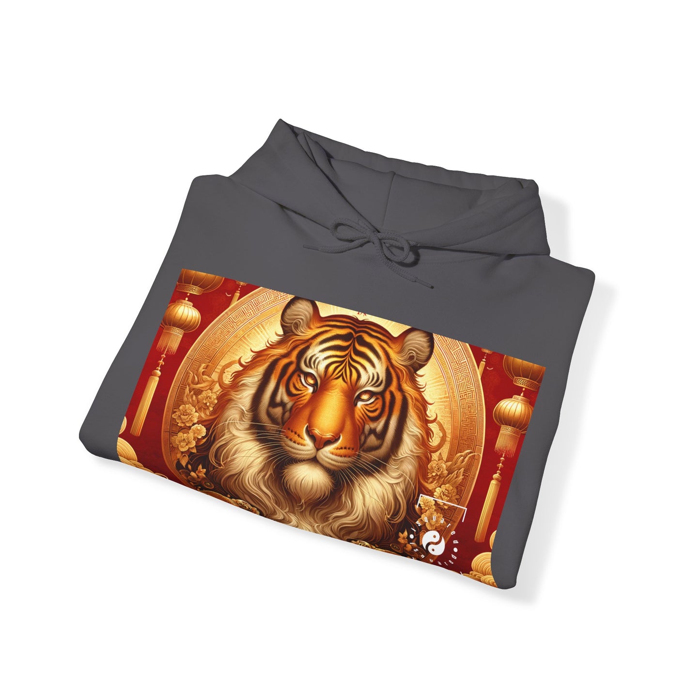 "Golden Majesty: Ascension of the Lunar Tiger" - Hoodie