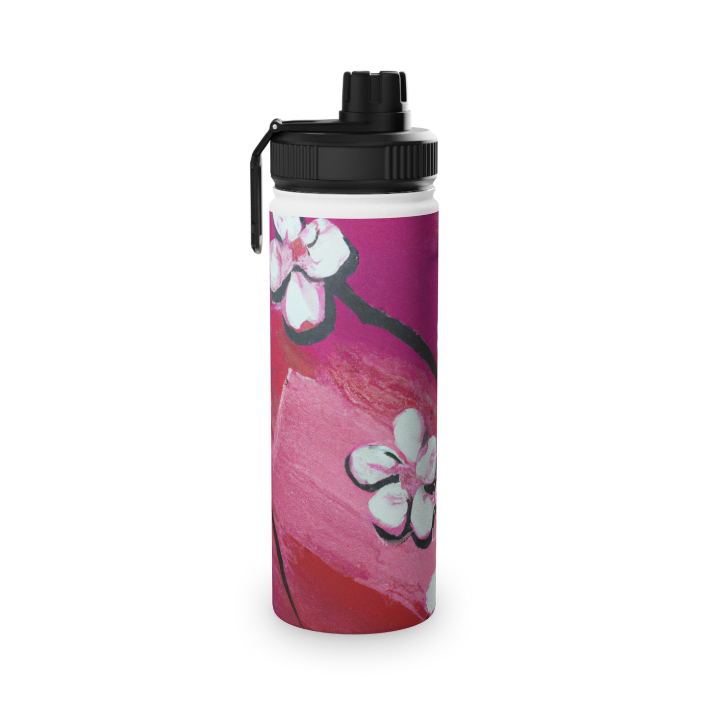 Ephemeral Blossom - Sports Water Bottle