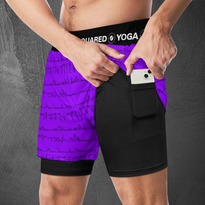 Bikram Series - Compression Yoga Shorts