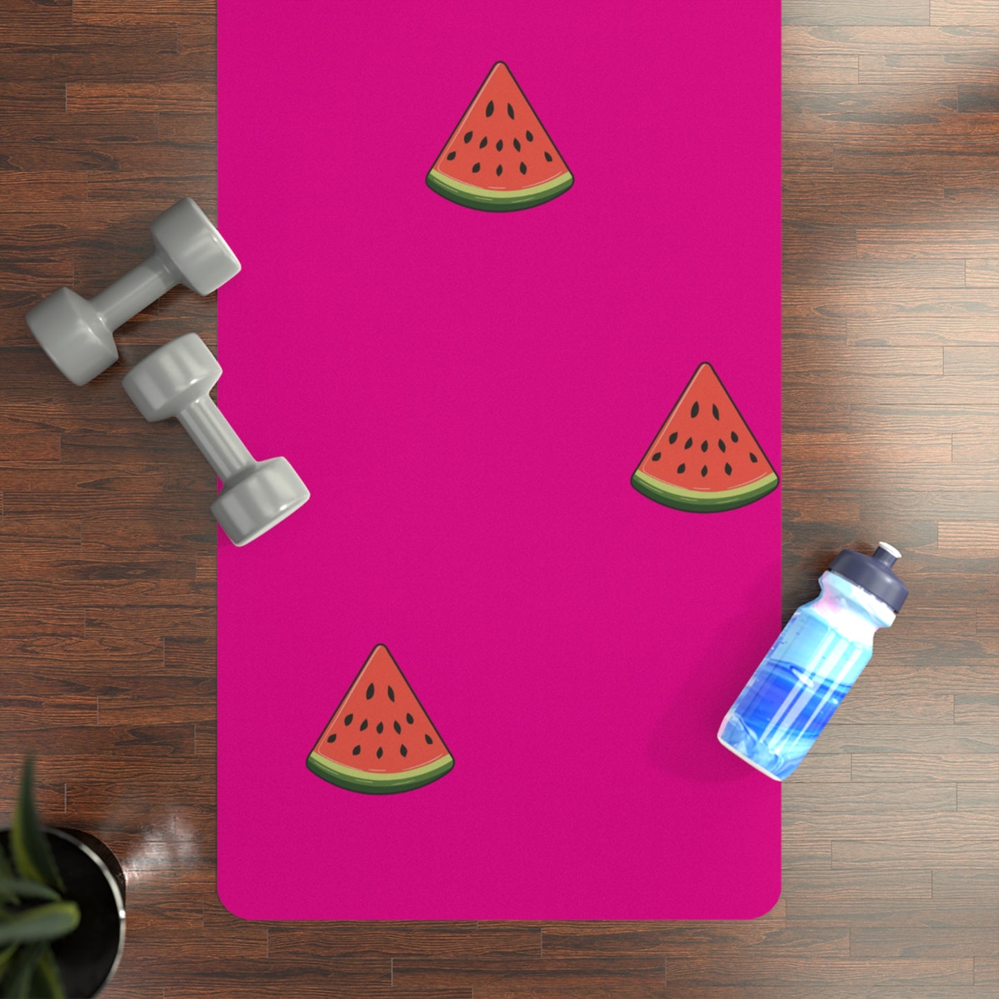 #DF0086 Rose + Pastèque - Tapis de Yoga