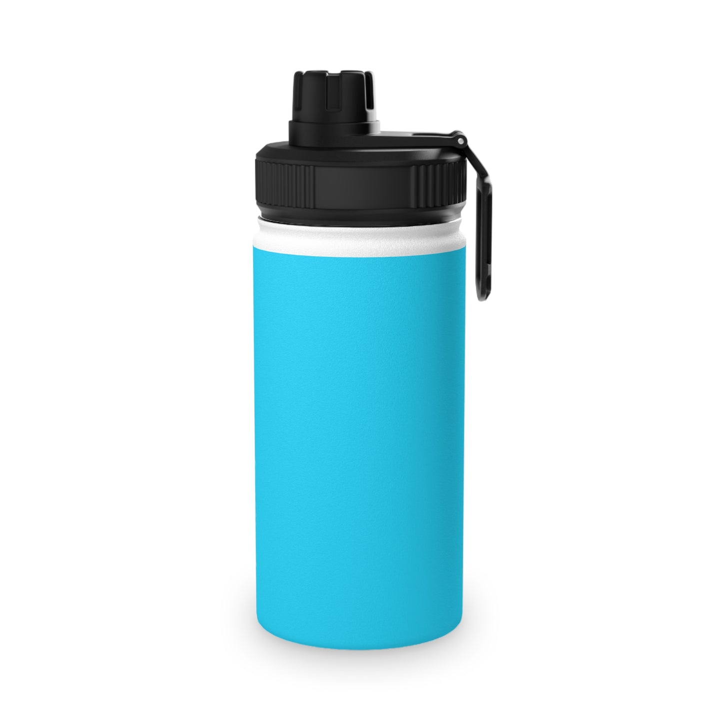 #04D9FF  Neon Blue - Sports Water Bottle