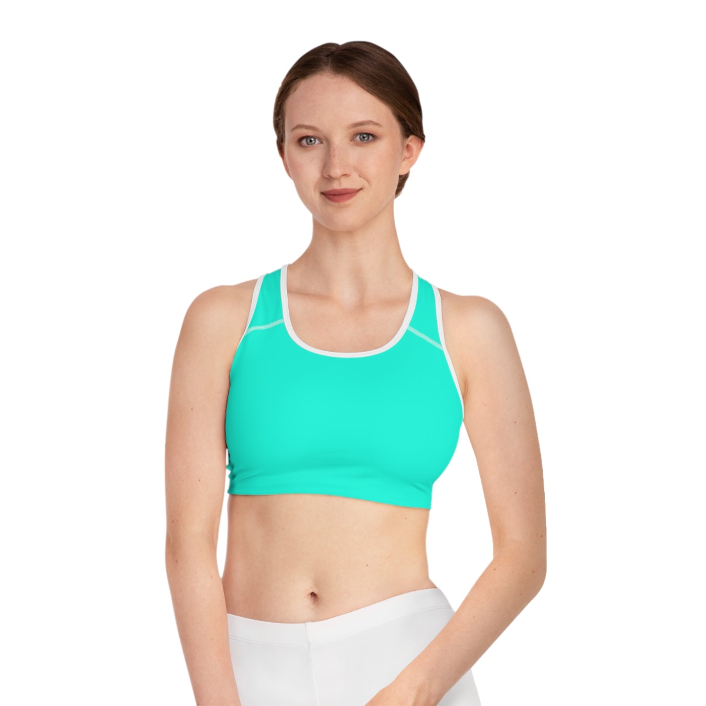 Neon Teal #11ffe3 - High Performance Sports Bra