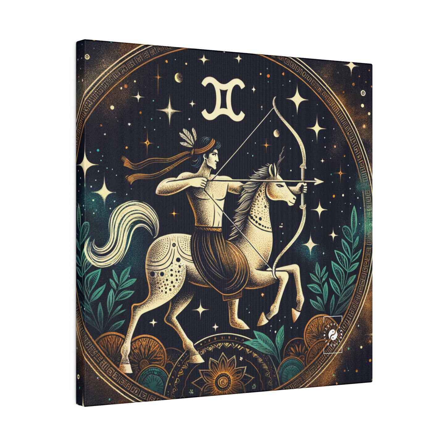 Sagittarius Emblem - Art Print Canvas