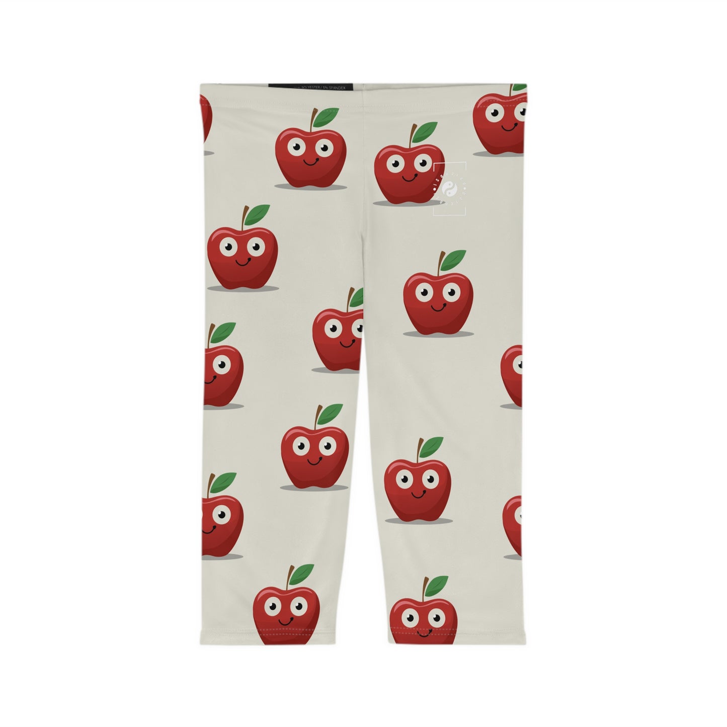 #E9E7DA Ivory + Apple - Capri Shorts