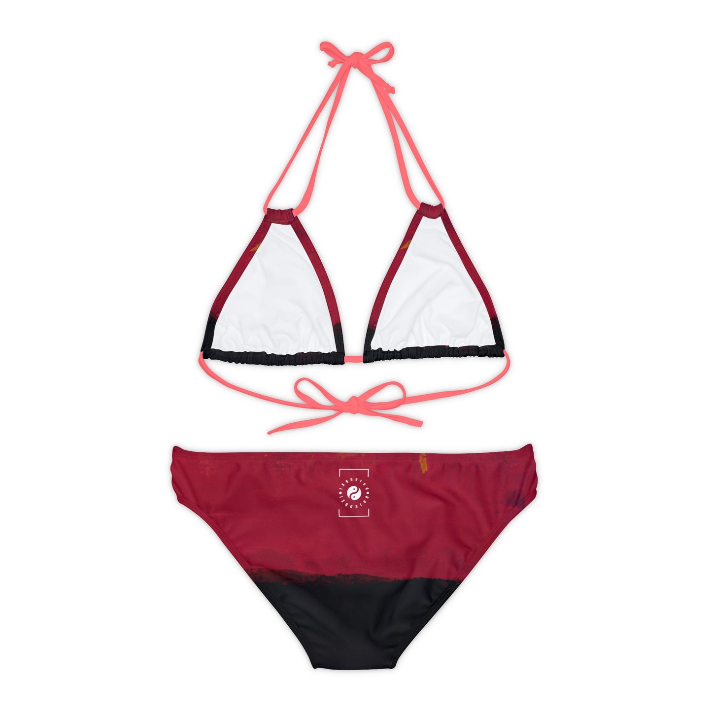 Nocturnal Vermillion - Ensemble bikini à lacets