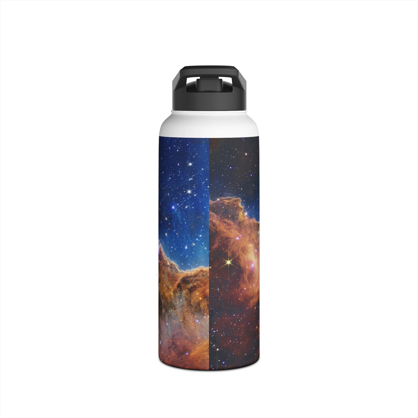 “Cosmic Cliffs” in the Carina Nebula (NIRCam Image) - JWST Collection - Water Bottle