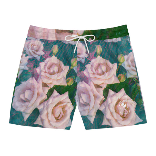 Cosmic Roses - Swim Shorts (Mid-Length) for Men