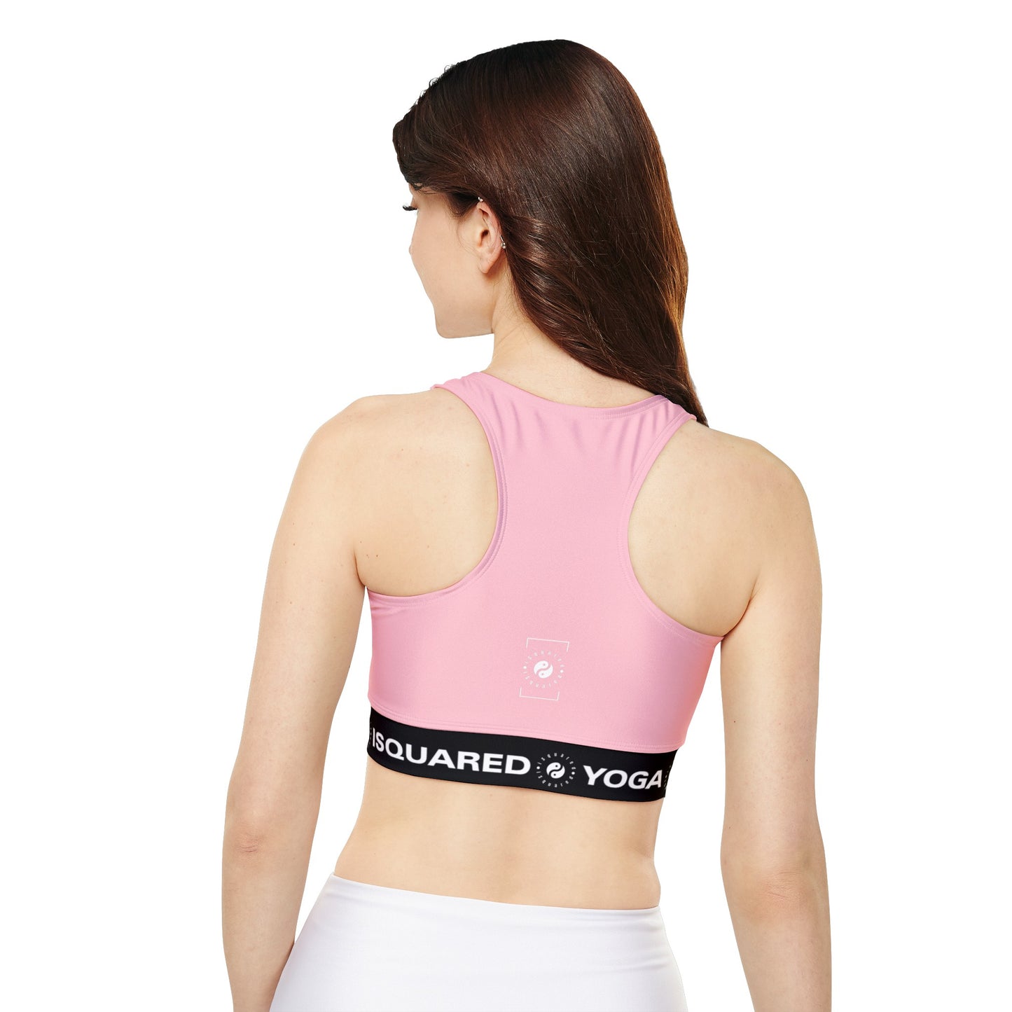 FFCCD4 Light Pink - Lined & Padded Sports Bra