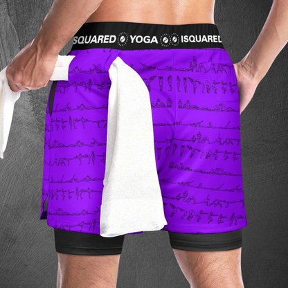 Bikram Series - Compression Yoga Shorts