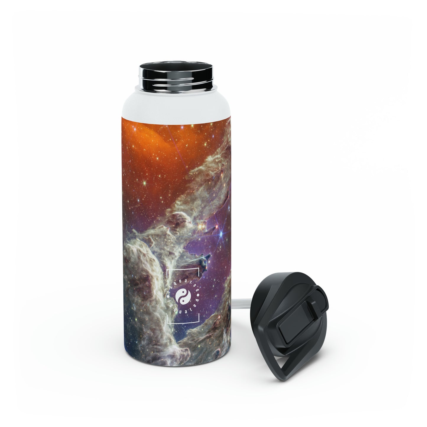 Pillars of Creation (NIRCam and MIRI Composite Image) - JWST Collection - Water Bottle